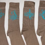 Womens monogram initial wedding dress socks, Bridesmaid proposal gift, Bride wedding day socks